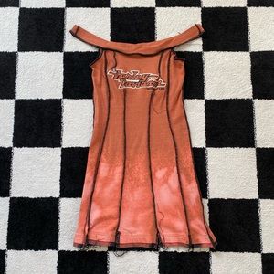 Harley Davidson Upcycled Dress